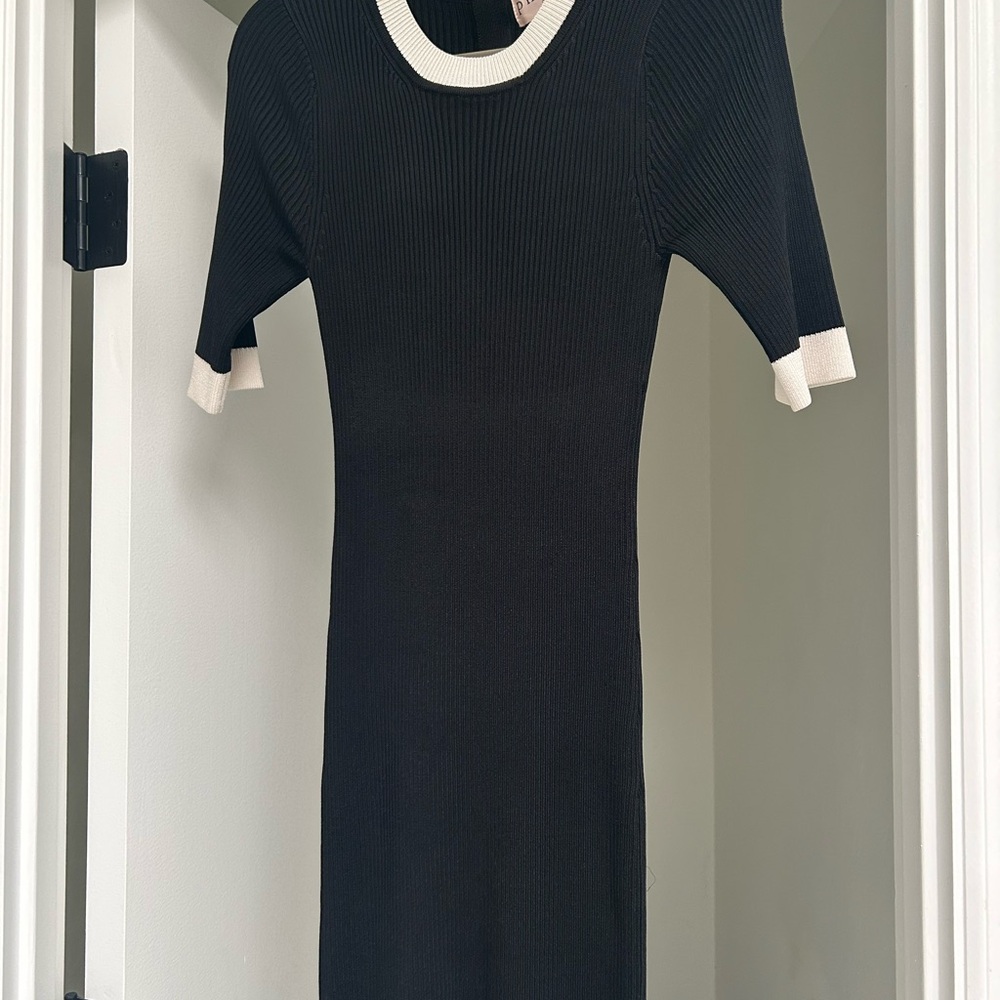 Philosophy Black and White Dress